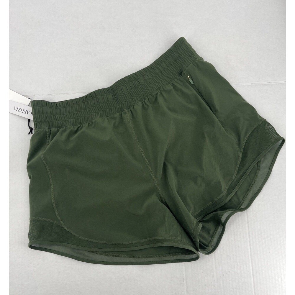 Aritzia Women’s Golden Legacy Hi-Rise 4” Running Short Kombu 115868 Size 12